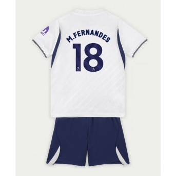 Tottenham Hotspur Mateus Fernandes #18 Maglia Gara Casa Repliche 2026-27 Bambino Maniche Corte